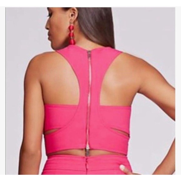 Gabrielle Union New York‎ and Company Women Pink Sleeveless Blouse 8 - Picture 7 of 7